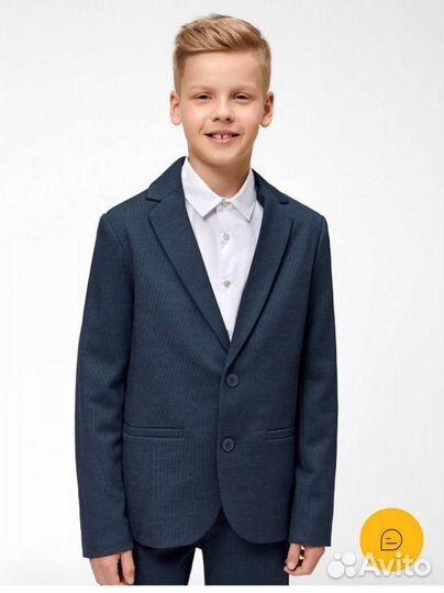 Пиджак детский для мальчиков школьная форма