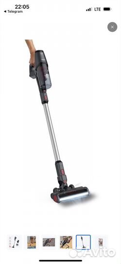 Вертикальный пылесос tefal