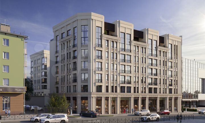 1-к. квартира, 116,2 м², 2/6 эт.