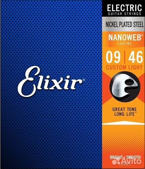 Струны для электрогитары Elixir