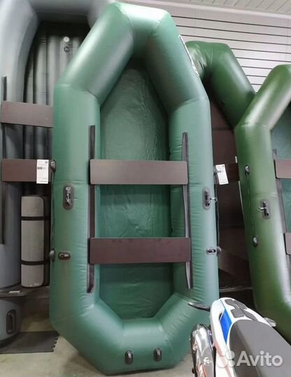 Лодка новая Фрегат М-5 (зеленый)