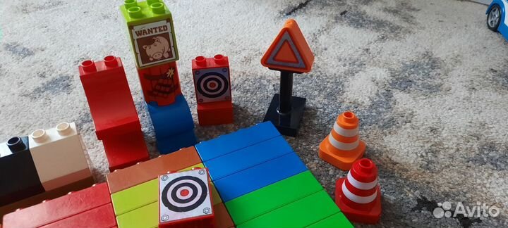 Lego duplo поезд с животными