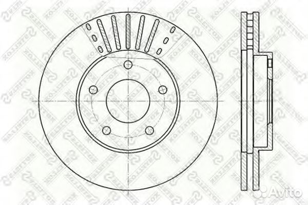 Тормозной диск 60202256VSX stellox