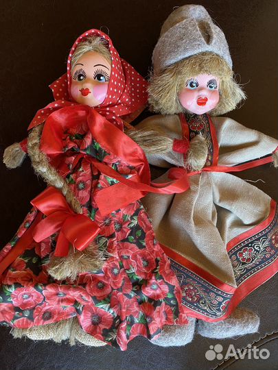 Куклы интерьерные, 2 шт