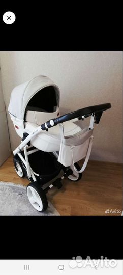 Коляска 2 в 1 эко кожа