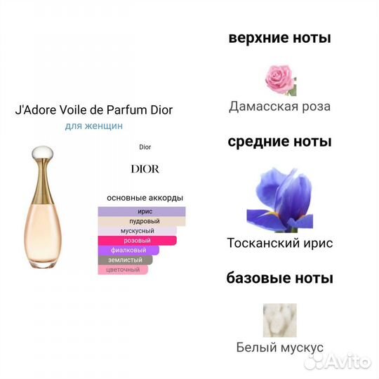 Парфюм на распив (отливанты) J'adore voile