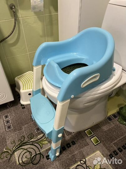 Сидушка на унитаз со ступенькой