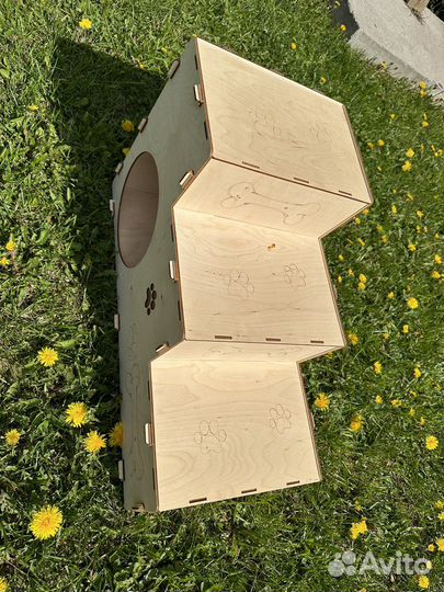 Лесенка для животных прикроватная на 3 ступени