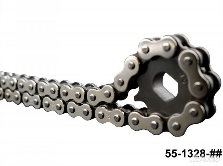 Цепь для мотоцикла esjot 420 HRT 128 звеньев сереб