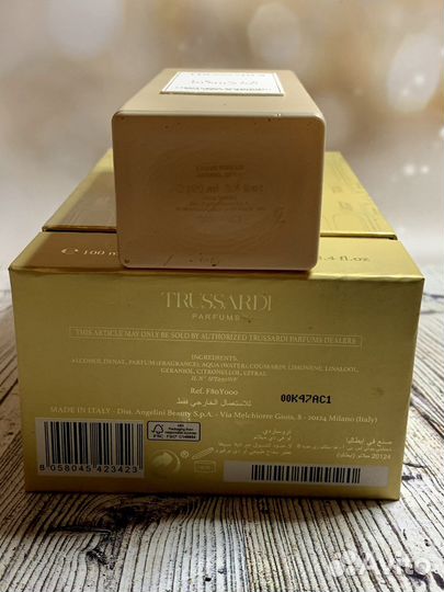 Оригинальные Духи Trussardi (4 вида)