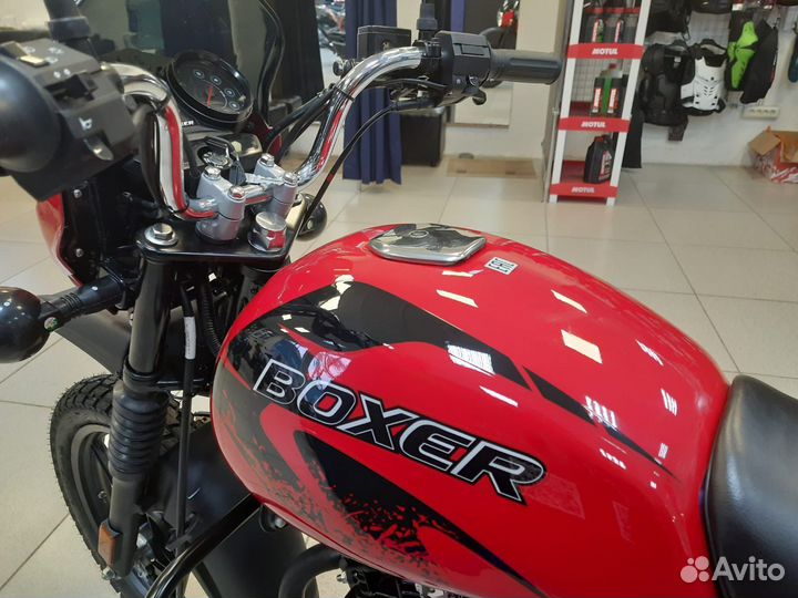 Мотоцикл Bajaj Boxer 150X Красный