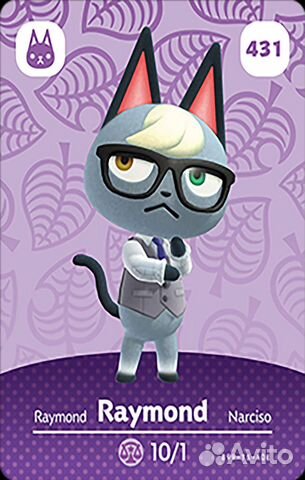 Карточка Raymond Animal crossing