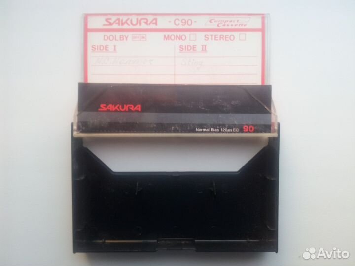 Аудиокассета Sakura FI 90 (б/у)