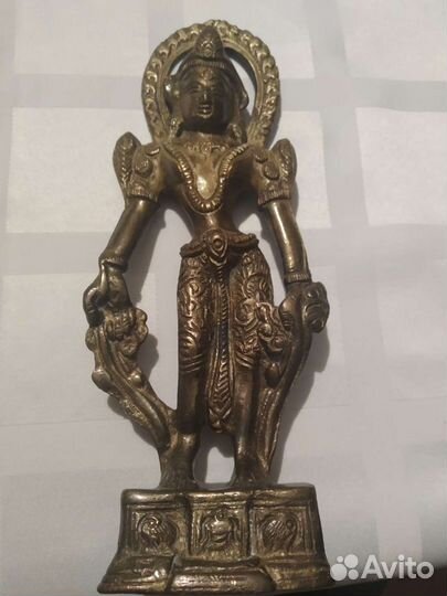 Статуэтка латунная, индийское божество