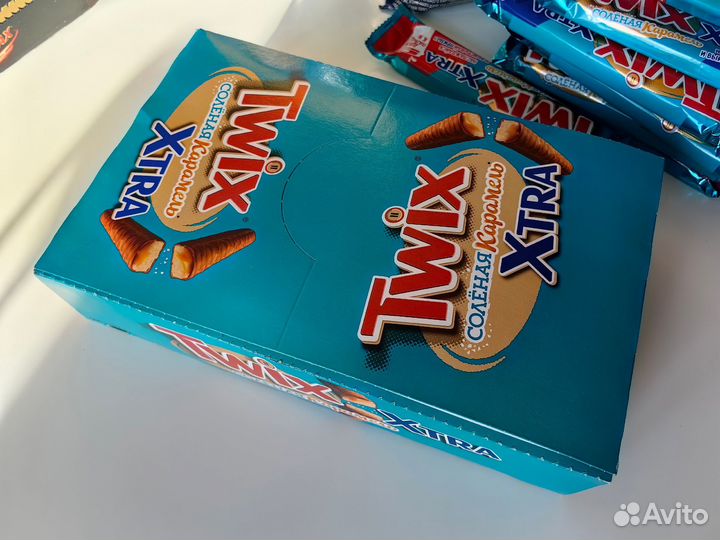 Батончики Сникерс твикс (коробка / розница)