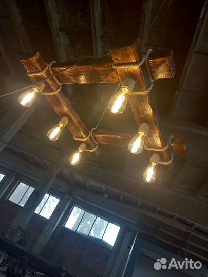 Люстра в стиле лофт