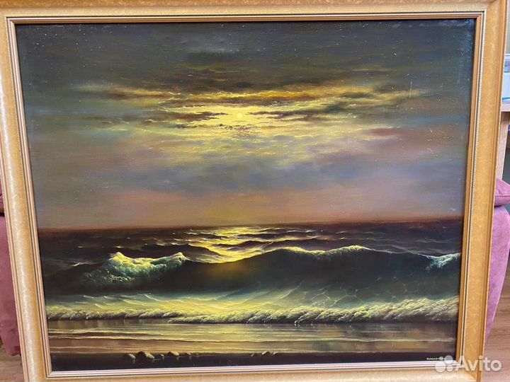 Картина маслом на холсте 1996год