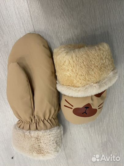 Варежки зимние детские