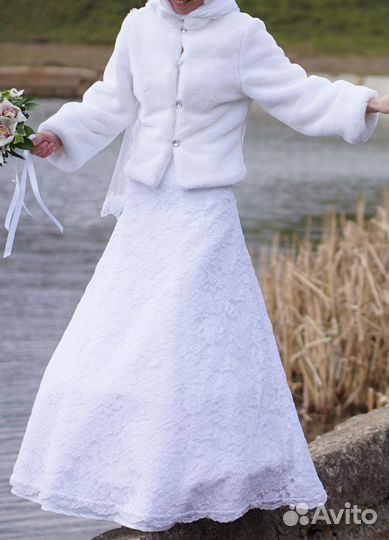 Накидка свадебная, 40-42р