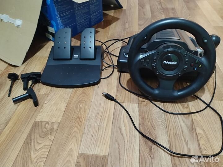 Игровой руль defender forsage drift gt