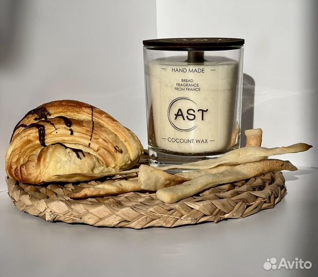 Ароматическая свеча из кокосового воска