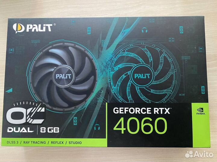 Новая Palit GeForce RTX 4060 Dual OC 8gb