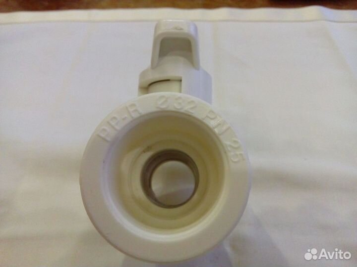 Кран пластик Шаровый PP-R 32 PN 25 Новый