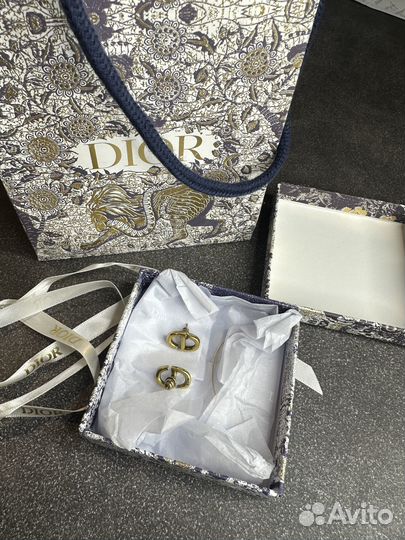 Серьги Dior оригинал