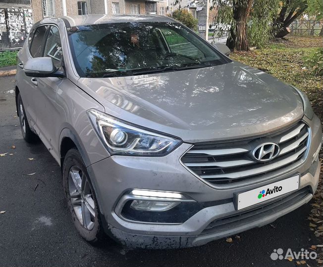 Hyundai Santa Fe 2.4 AT, 2017, 189 129 км