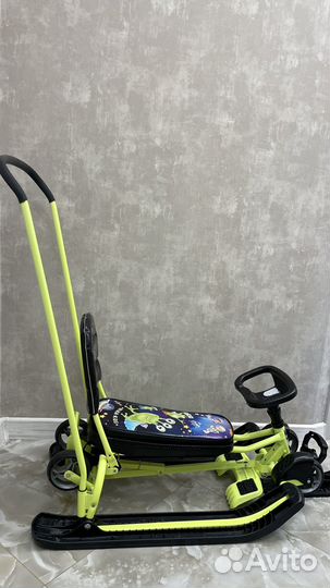 Снегокат с колесами