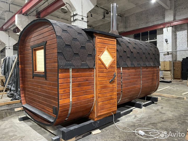 Баня бочка под ключ