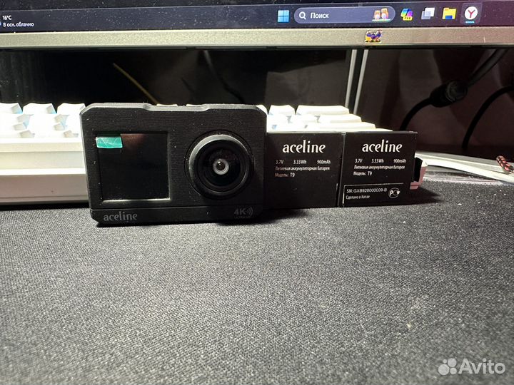 Экшен камера aceline 4k