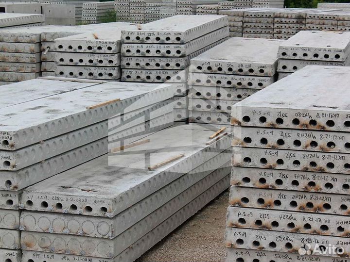 Плиты перекрытия пустотные пб 49-6-8 жби на заказ