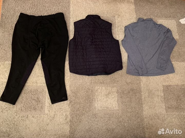 Лонгслив жилет для верховой езды бриджи XL-2xl