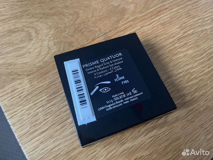 Тени для век givenchy prisme quatuor 2 ecume