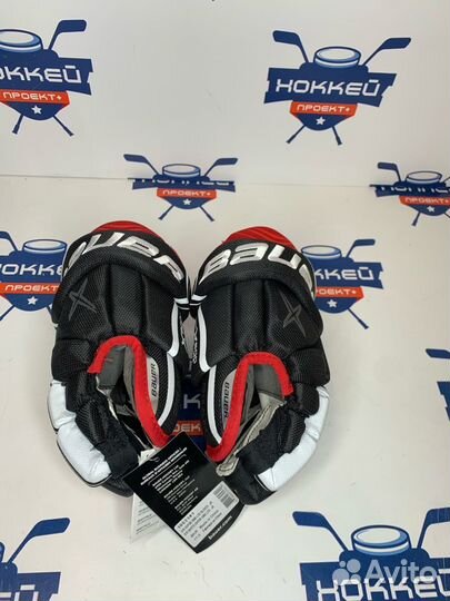 Краги хоккейные Bauer Vapor X800 Lite JR черн/крас