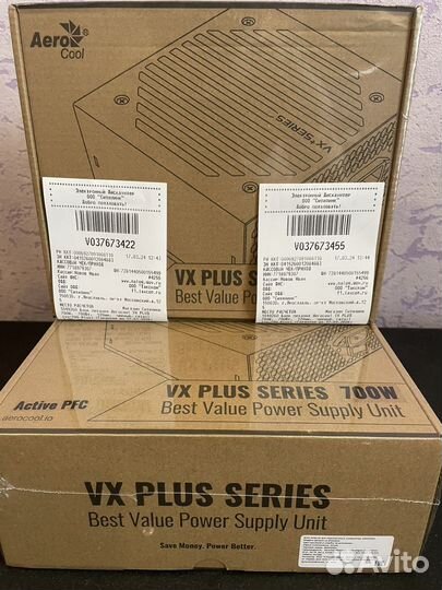 Новые Блоки Питания AeroCool VX Plus 500W / 700W