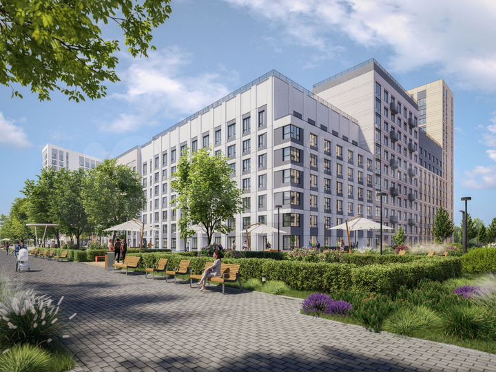 2-к. квартира, 63,2 м², 2/16 эт.