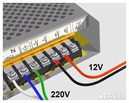 Блок питания 12v 40w 3,3А IP67