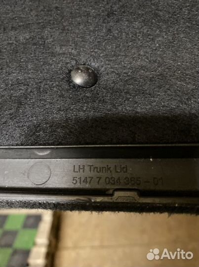 Обшивки багажника бмв х5 е 53