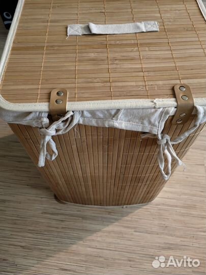 Корзина для белья бамбук