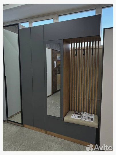 Прихожая графит 100 см в наличии