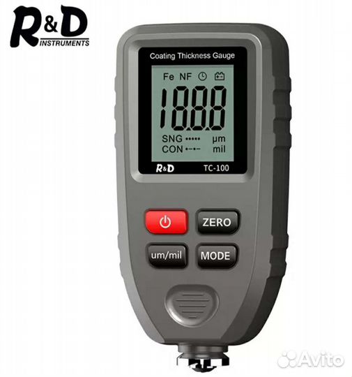 Толщиномер лакокрасочного покрытияR&D TC-100 Профе