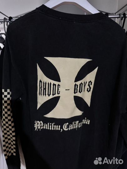 Rhude Logo “Rhude Boys Malibu” лонгслив оригинал