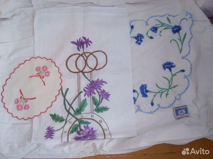 Вышивка, салфетка