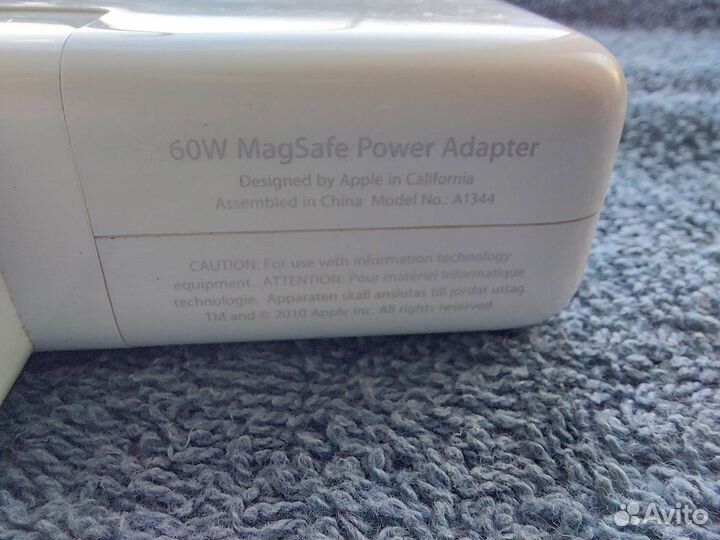 Зарядное для macbook 60w