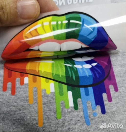 DTF печать на одежде, термонаклейки, трансферы