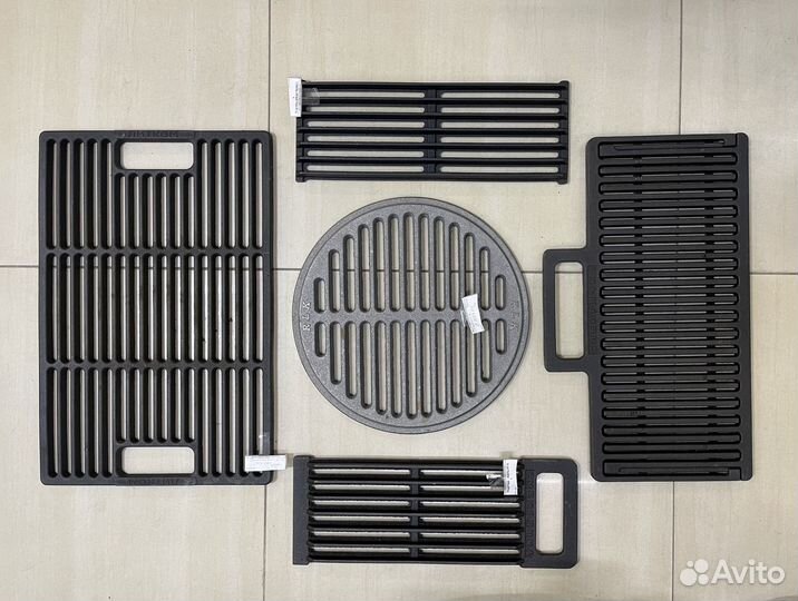 Гриль решетки барбекю чугунные и нержавеющие