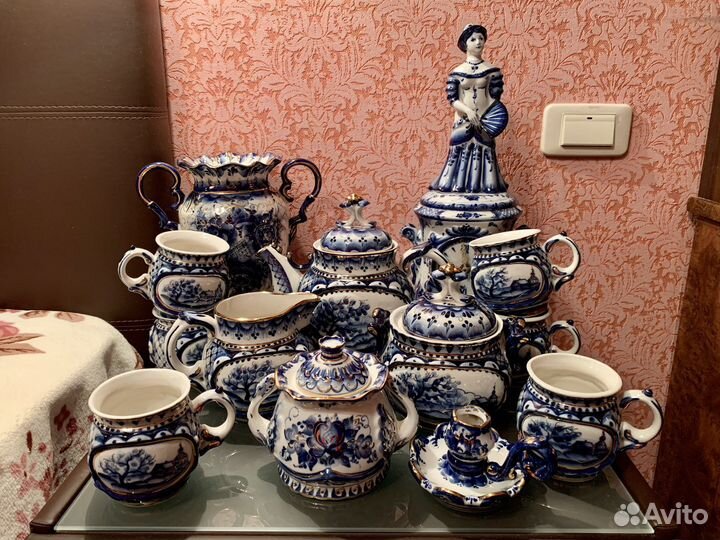 Посуда Гжель