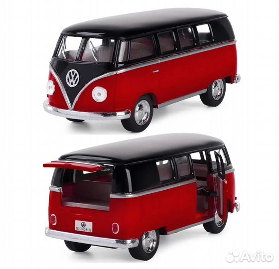 Машина 1:32 1962 Volkswagen Classical Bus 5376DKT